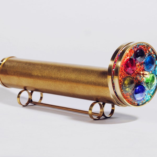 Giant Wheels Kaleidoscope, Brass Kaleidoscope, Gift idea, Christmas gift - KG