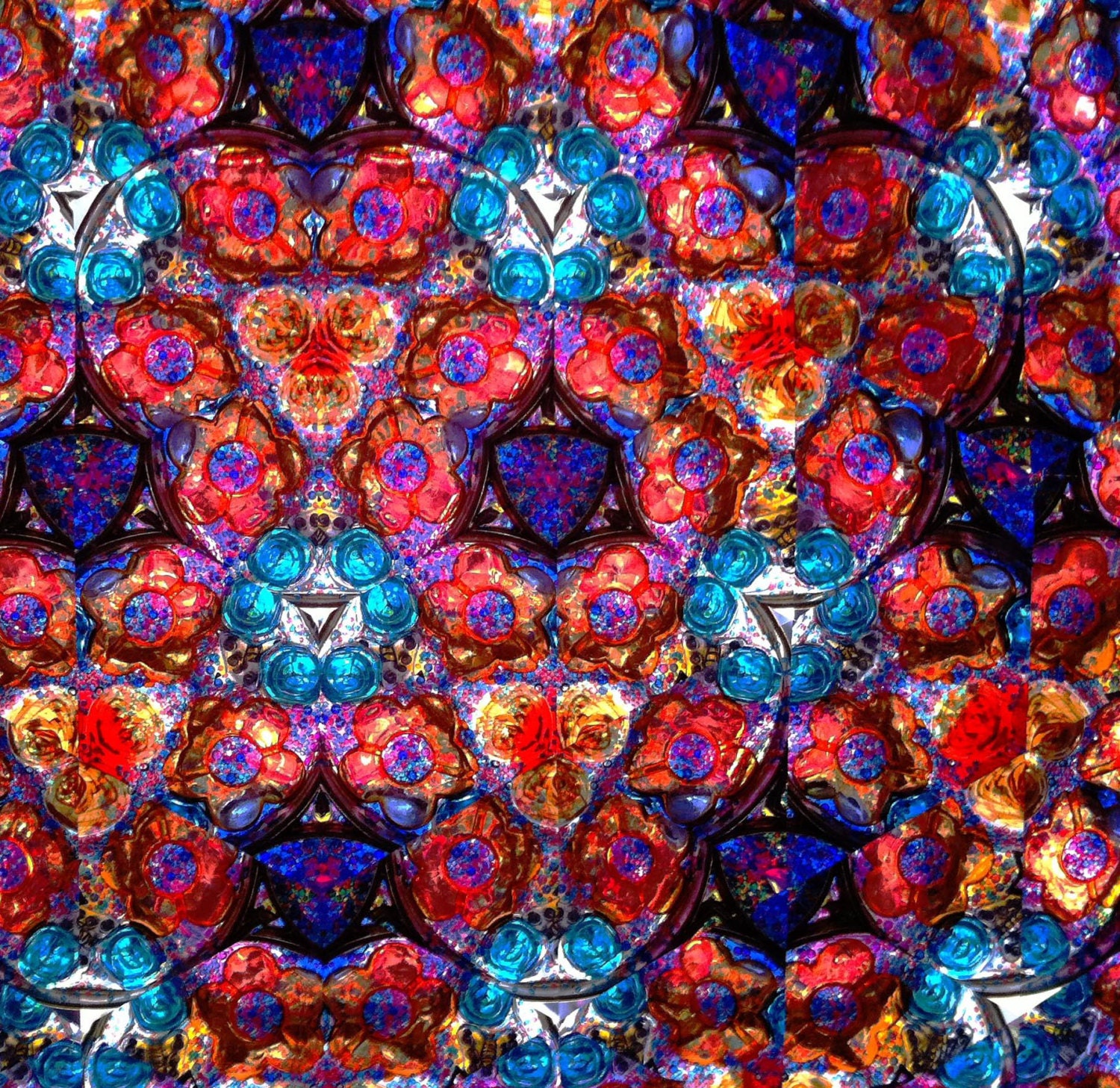 Short Small Flower Kaleidoscope Brass Kaleidoscope Fathers Etsy