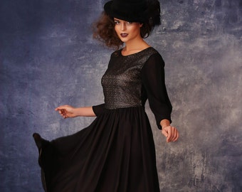 Lace dress, dresses, evening dress, party dresses, asymmetrical dress, prom dress, black dress, pleated dress, lace top dress