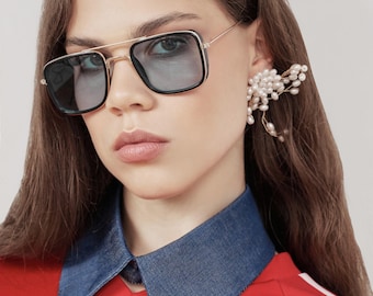 Cuello desmontable de mezclilla reciclada - Estilo urbano sostenible