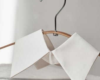 Cuello desmontable blanco nítido / Cuello falso minimalista de algodón / Inserto de camisa extraíble arquitectónico / Accesorio llamativo para capas