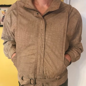 Wendi O by Sausage Vintage 1980’s 100% echte Lederjacke Damengröße 9/10