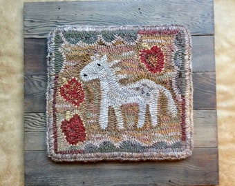 PDF Pattern NorthwestFolkDesign Hand Hooked Rug All About the Apples Pattern by Marijo Taylor Rug Hooking Patterns Hand Hooked Rug Primitive