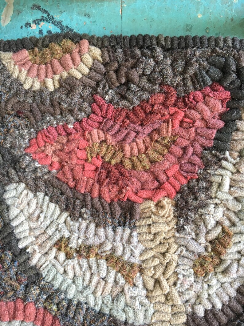 Field Tulip PDF Pattern Hooked NorthwestFolkDesign Marijo Taylor Rug Hooking Patterns Hand Hooked Rug Primitive 7 x 8