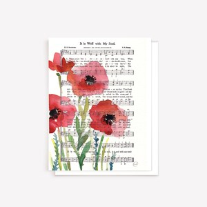 Carte de voeux d'hymne floral aquarelle: C'est bien