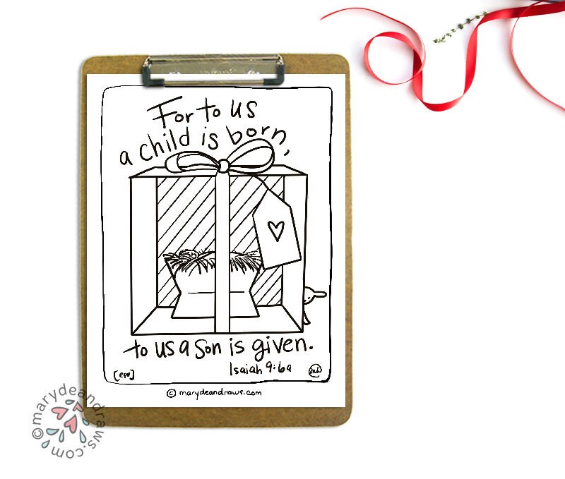 Printable Hand-drawn 25 Days of Advent Joy Bible Verse Cards ...