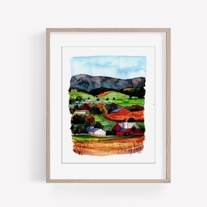 Shenandoah Valley Farms Landscape Art Print