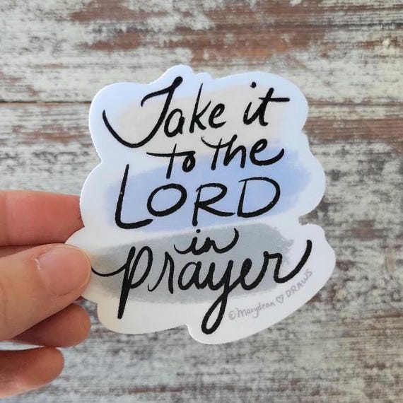 Prayer Take Lord the to It in - Etsy Vinyl Encouraging Hymn
