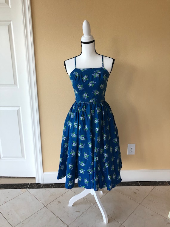 1970's Open Back Sundress