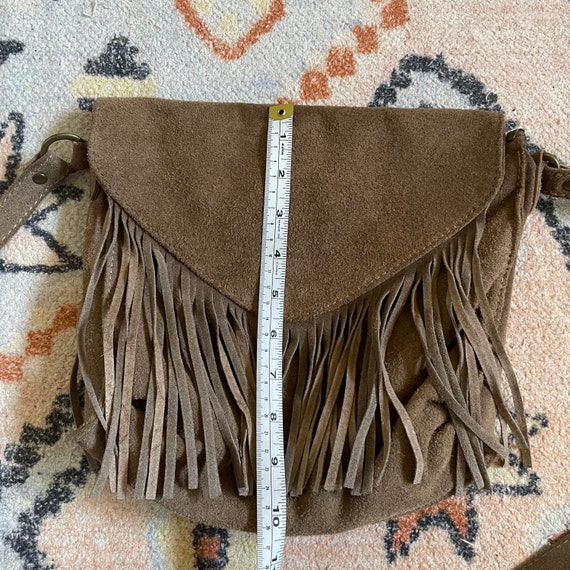 Vintage Leather Tassel Purse - image 6