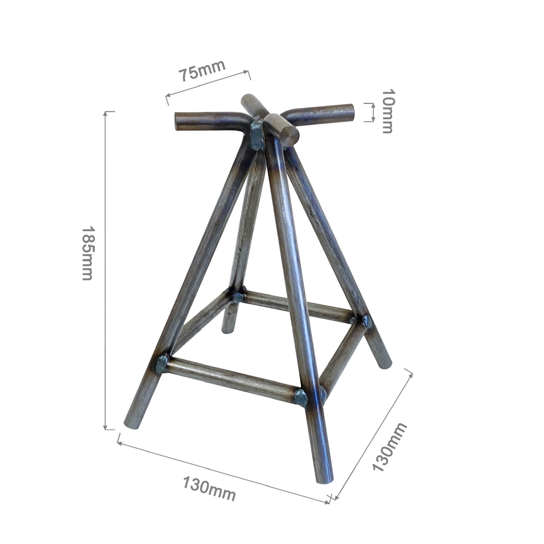 Metal Vertical Fire Pit Grate for Firewood Logs Easy Stand Etsy Canada