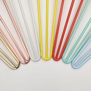 4 pieds en épingle à cheveux - bureau / table à manger 28 pouces/71 cm - banc 16 pouces/40 cm (10 finitions - brut, noir, blanc, jaune, laiton et cuivre...)