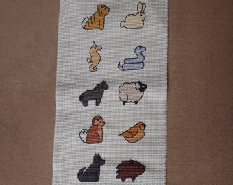 Fruits Basket Zodiac Icons cross stitch pattern