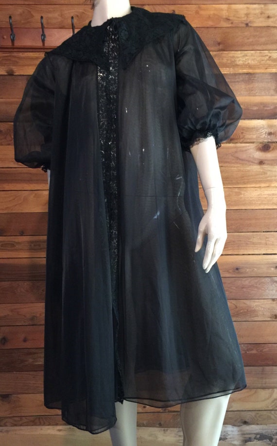 Vintage Lingerie 1950s HENSON KICKERNICK Black Siz