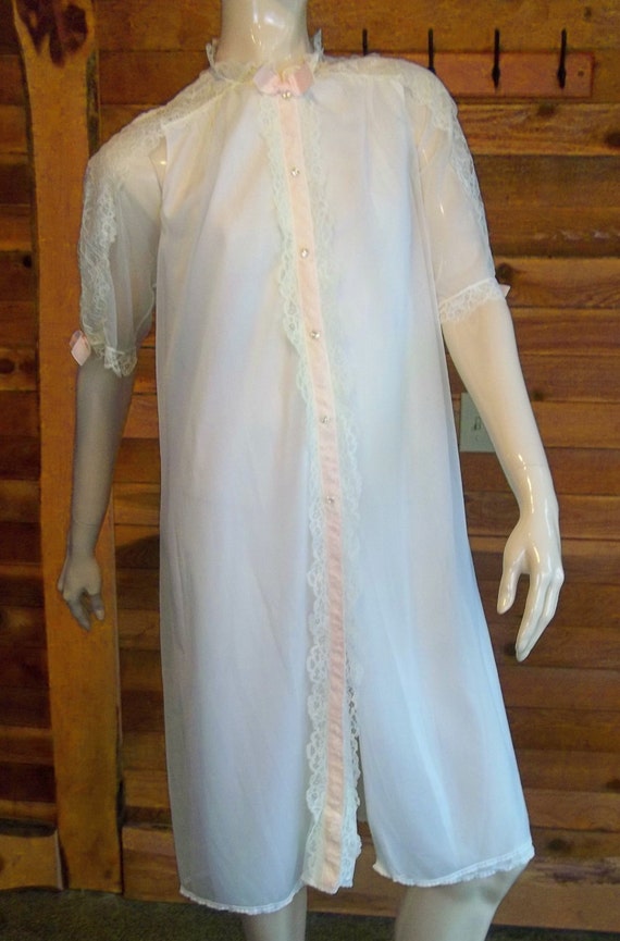 Vintage Lingerie 1950s VIRGINIA WALLACE White Chif