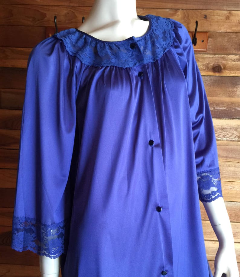 Vintage Lingerie 1970s GILEAD Blue Size Small Peignoir or Robe - Etsy