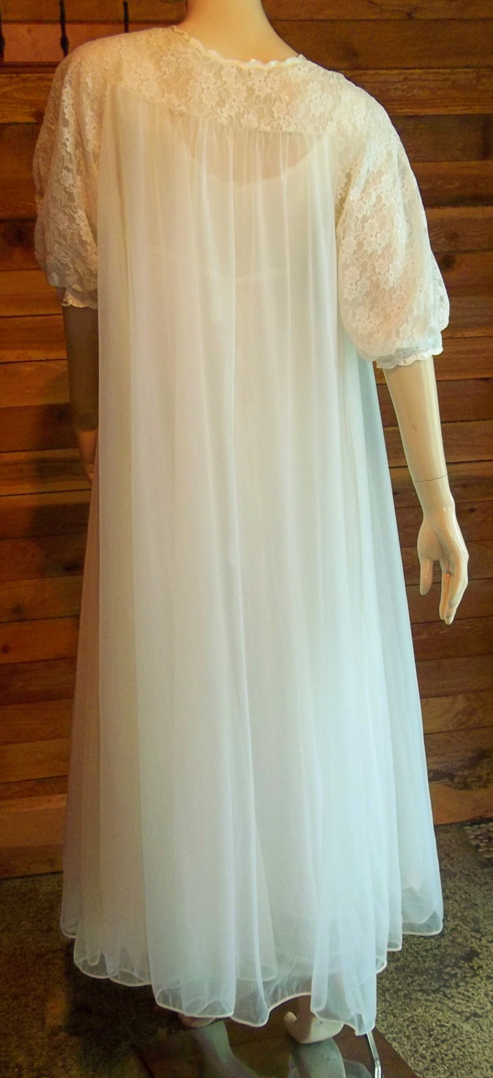 Vintage Lingerie 1950s WARNER'S Ivory Size 32 Nightgown - Etsy