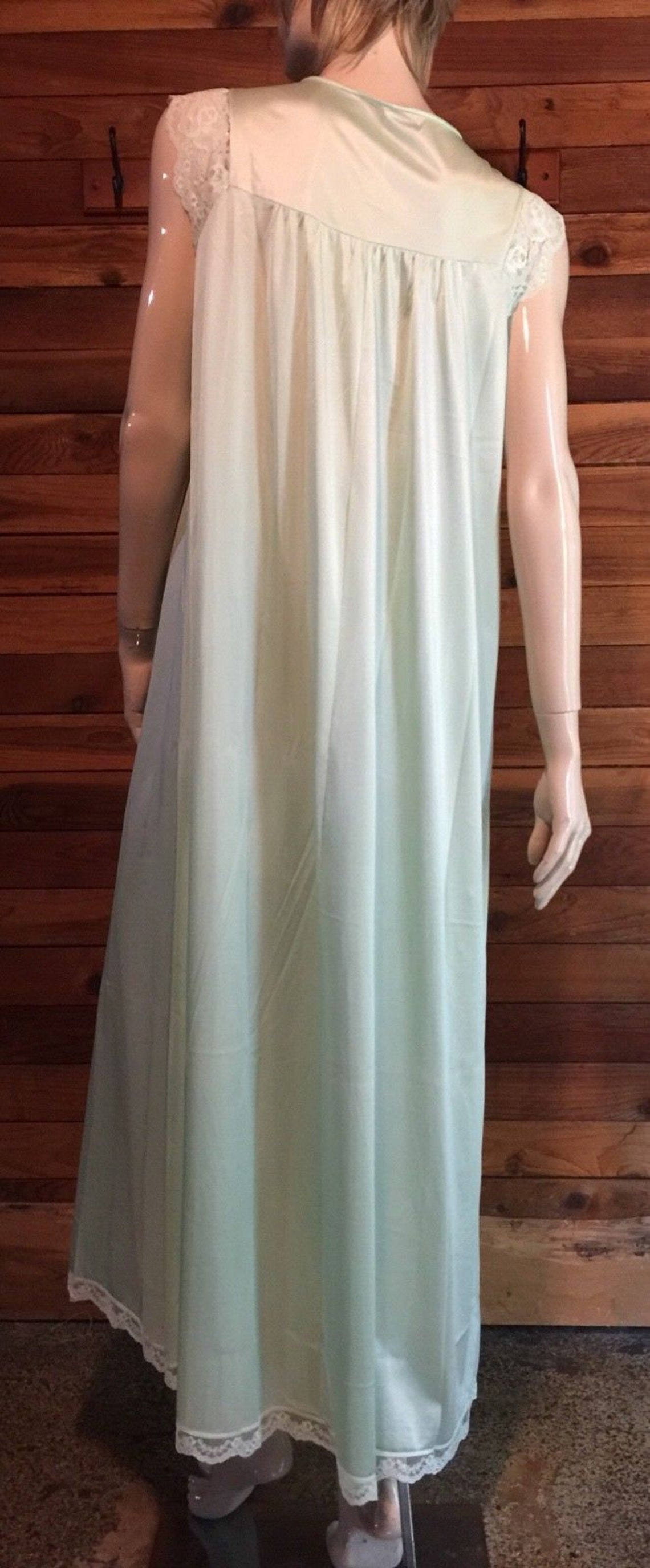 Vintage Lingerie 1980s SHADOWLINE Light Green Size Small | Etsy