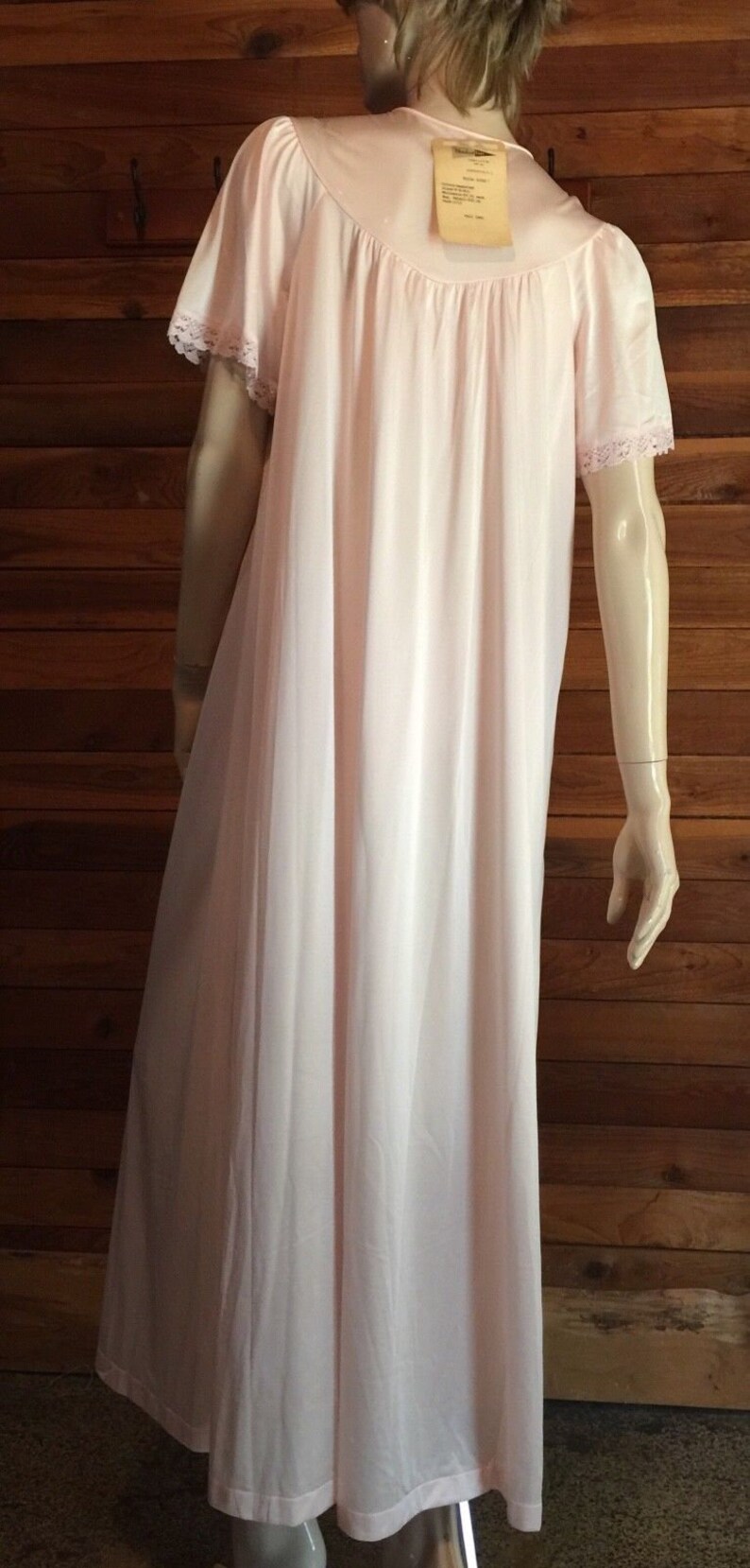 Vintage Lingerie 1980s SHADOWLINE Pink Size Small Nightgown | Etsy