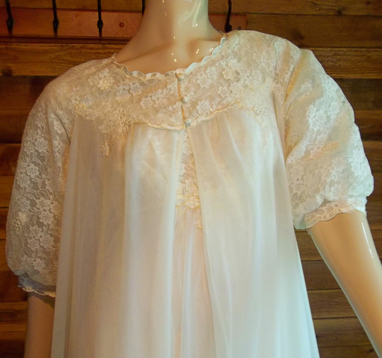 Vintage Lingerie 1950s WARNER'S Ivory Size 32 Nightgown - Etsy