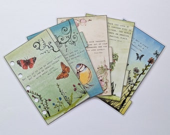 Mini filofax size quotes 2 dividers