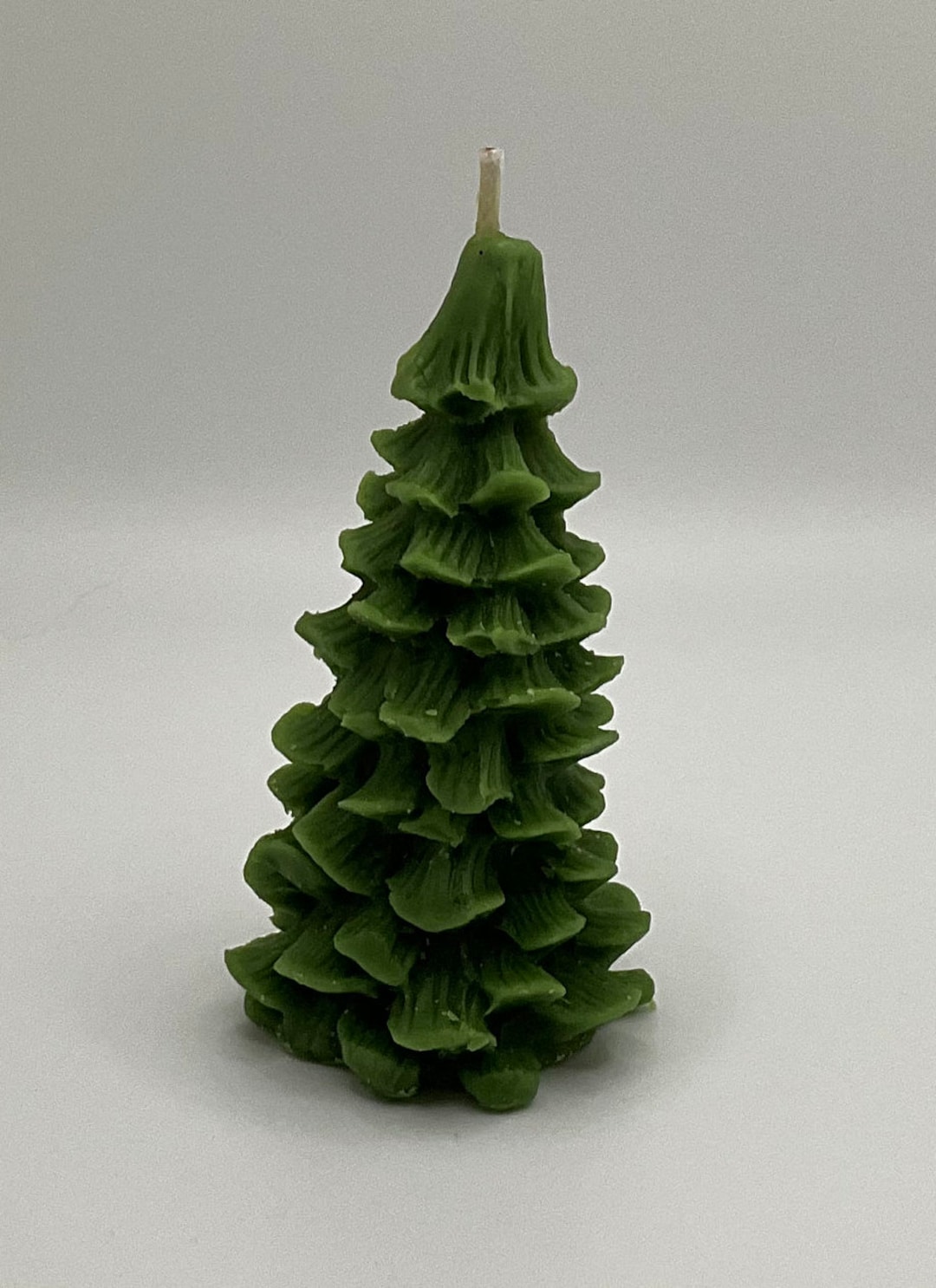 Pine Scented Tree Molded Soy Candle Etsy