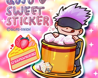 Jujutsu Kaisen Gojo Glitter Stickers