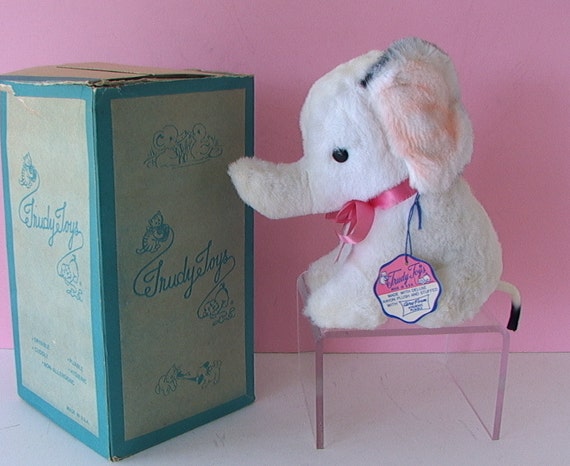 vintage elephant toy box