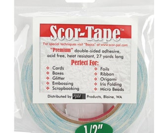 1/2 inch (.5 inch) Scor-Tape