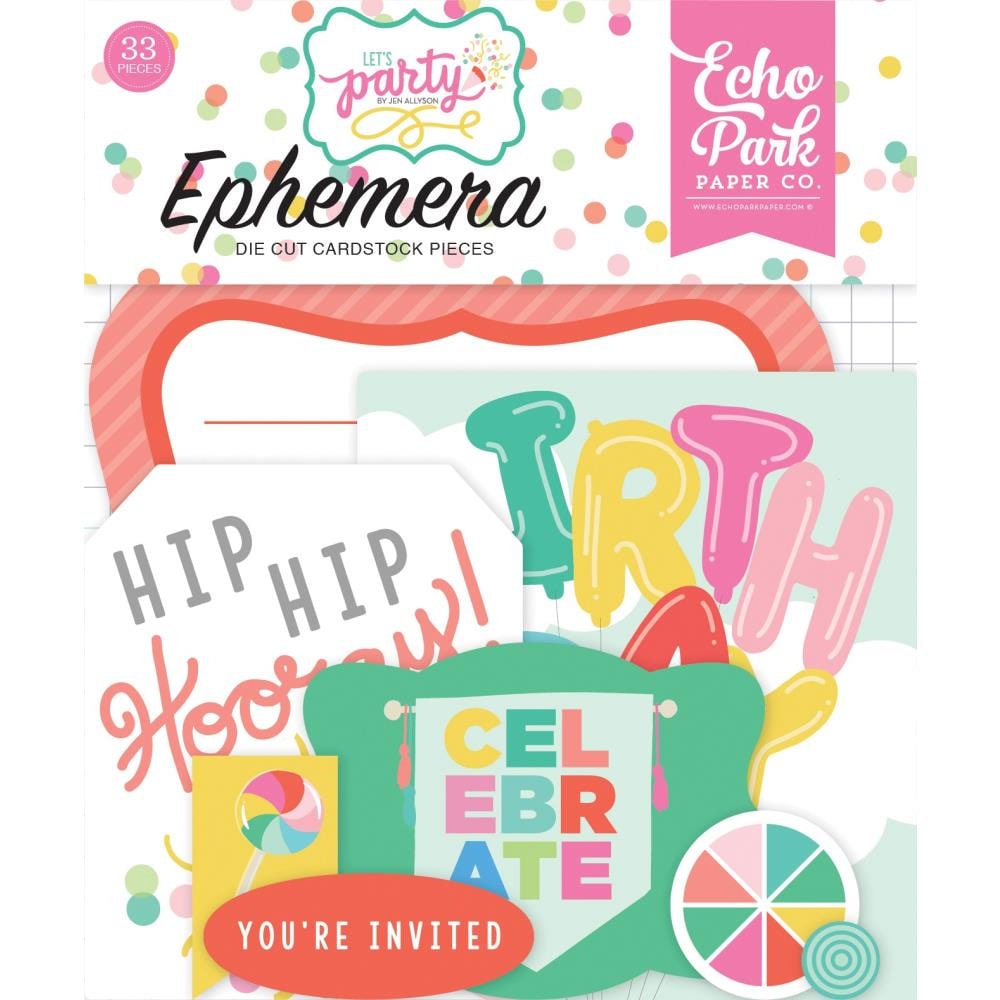 Echo Button Cardstock Ephemera 33/Pkg-Icons, Our Little Princess... Echo  Park