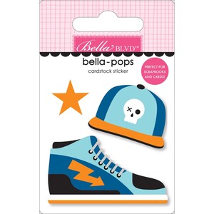 Bella Blvd Teen Vibe Carson Guy Style Bella-Pop Dimensional Sticker