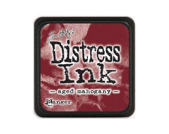 Tim Holtz Aged Mahogany Mini Distress Ink Pad