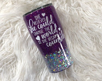 Counselor, School Counselor, Guidance Counselor Custom 20oz Stainless Steel Tumbler