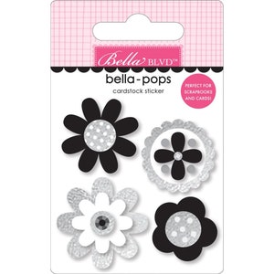 Bella Blvd Amazing Floral Bella-Pops Dimensional Stickers
