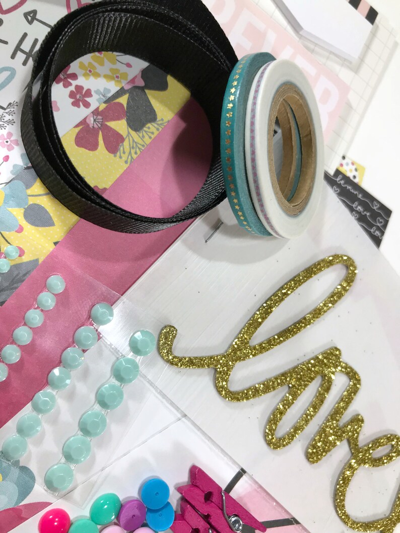 Valentine's Scrapbook/card Kit Etsy