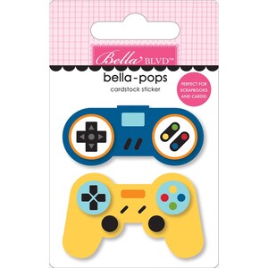 Bella Blvd Teen Vibe Carson Game Over Bella-Pop Dimensional Sticker