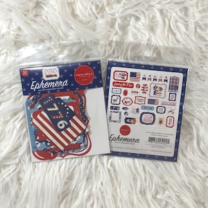 Carta Bella God Bless America Die Cut Ephemera