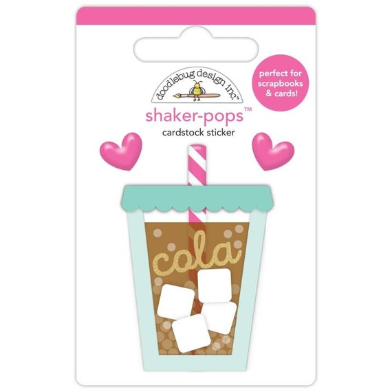 Doodlebug Designs Hello Again Soda Sweet Doodle-Pop Dimensional Sticker