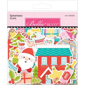 Bella Blvd Merry Mingle Christmas and Winter Die Cut Ephemera