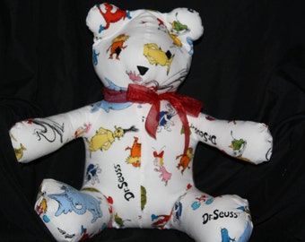 Share-A-Bear by Nina with Dr Seuss prints