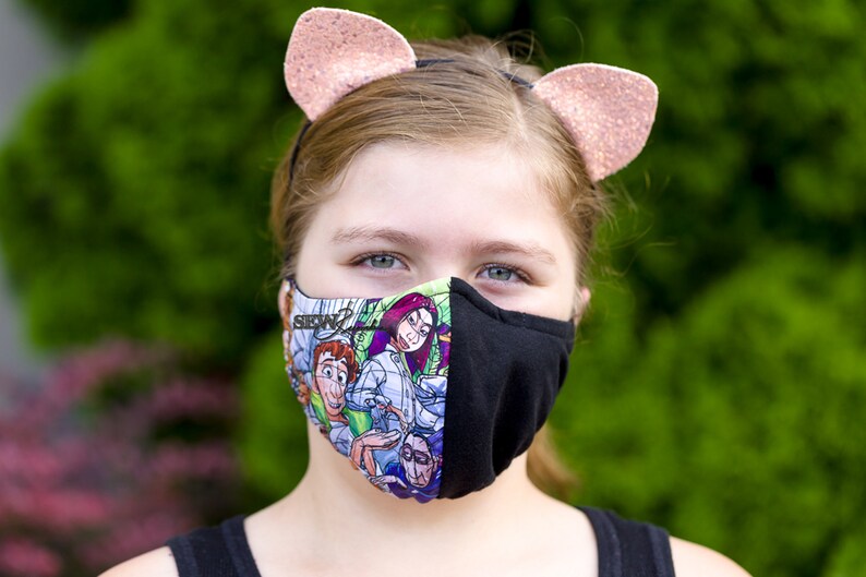 Stripes Floral & Polka Dots Face Mask Tween Teen Young Etsy
