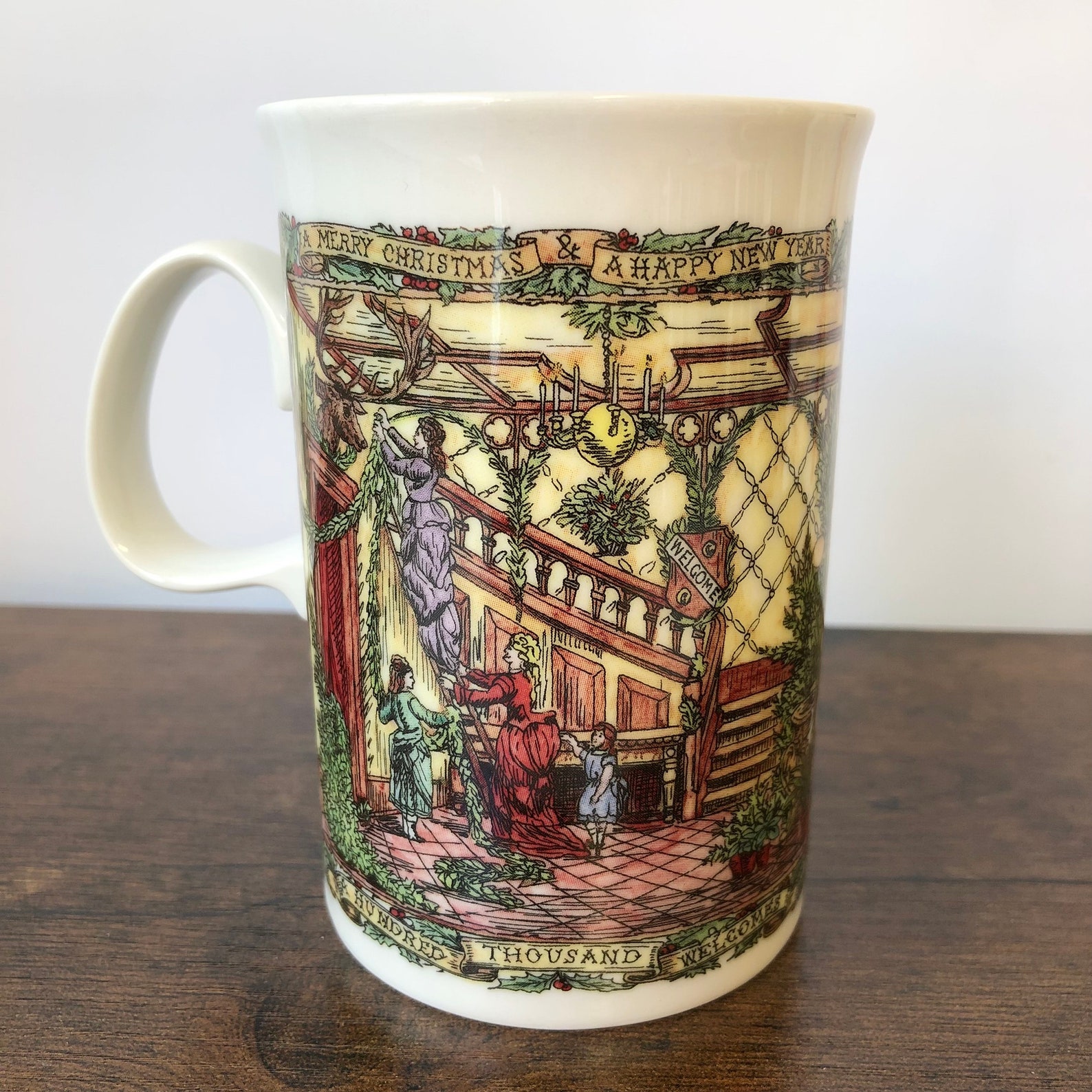 Dunoon Christmas Party Stoneware Mug One of the Series of Etsy