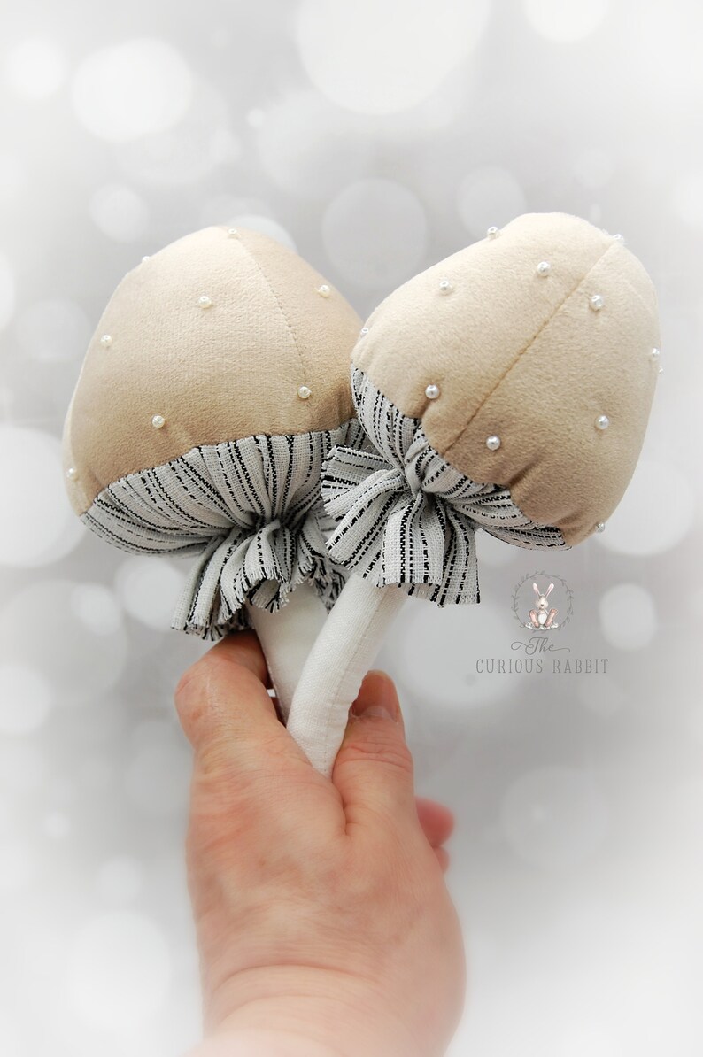 VELVET MUSHROOMS CHAMPAGNE Home Decor, Home Accessories Country Style
