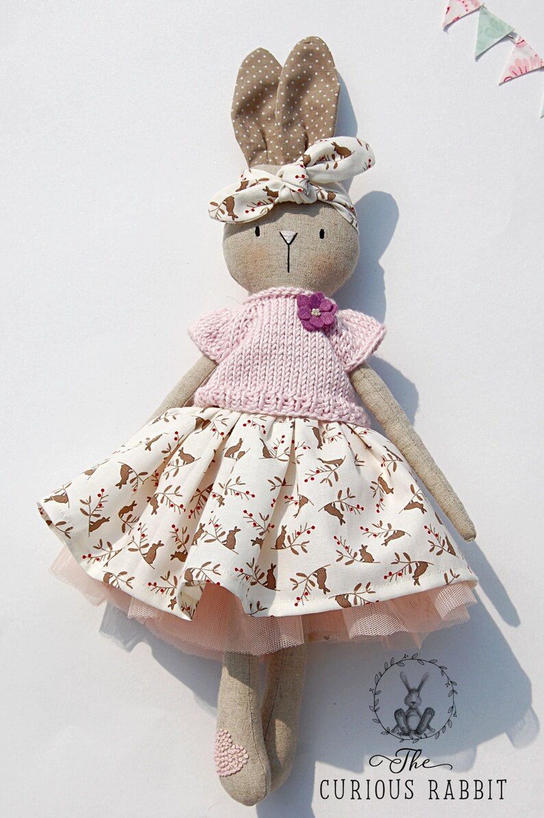 handmade rabbit doll