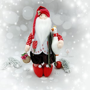 SANTA CLAUS decoration  | festive doll | christmas Santa | festive decoration | holiday decor | Father Christmas | Christmas Decor