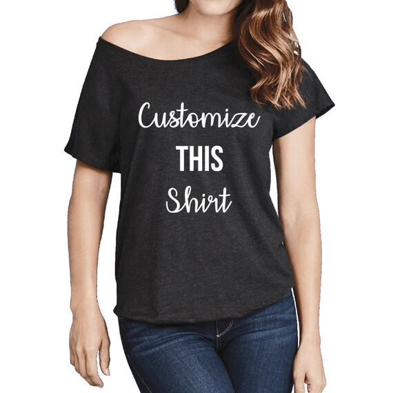 custom printed shirt ladies tee shirts make your own slouchy tee how to make your own shirt