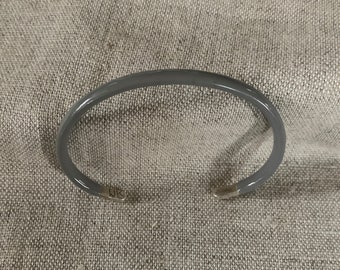 The Rectangle enamel bracelet in Grey