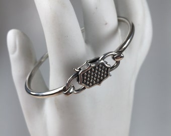 Silver padlock cuff ONLY - lock sold separately