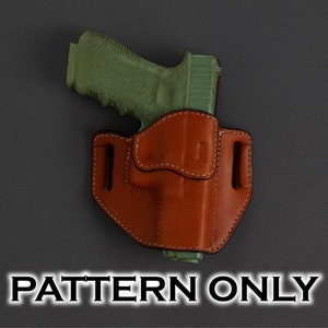 GLOCK G-42 OWB LVL 1 Holster Pattern - Download and Create Your Own High-Quality Holster