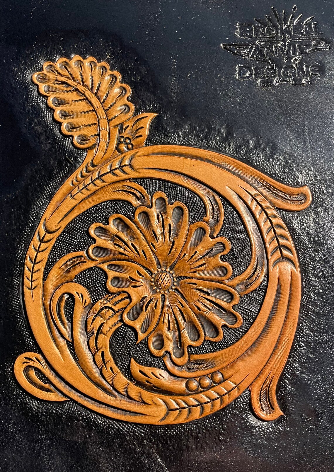 1 Flower Sheridan Tooling Pattern #122 - Etsy